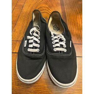 Women's Black Low‎ Top Vans 8 Used Classic Fair condition Life Left